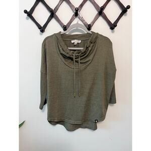 Life Worx By Gloria Vanderbilt Cowl Neck Knit Bridget Top
